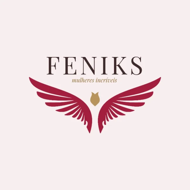 Logótipo FENIKS – Mulheres Incríveis — projeto EOA